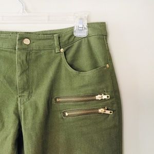 ♦️ Buy 2 Get 1 FREE H&M Conscious Collection Green Ankle Pant size 8